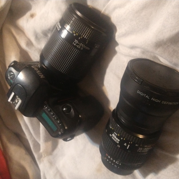 Nikon N50 with 2 Auto Focus Lenses